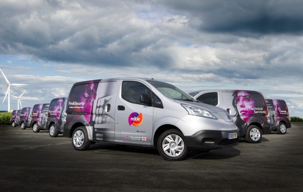 Mitie electric vans