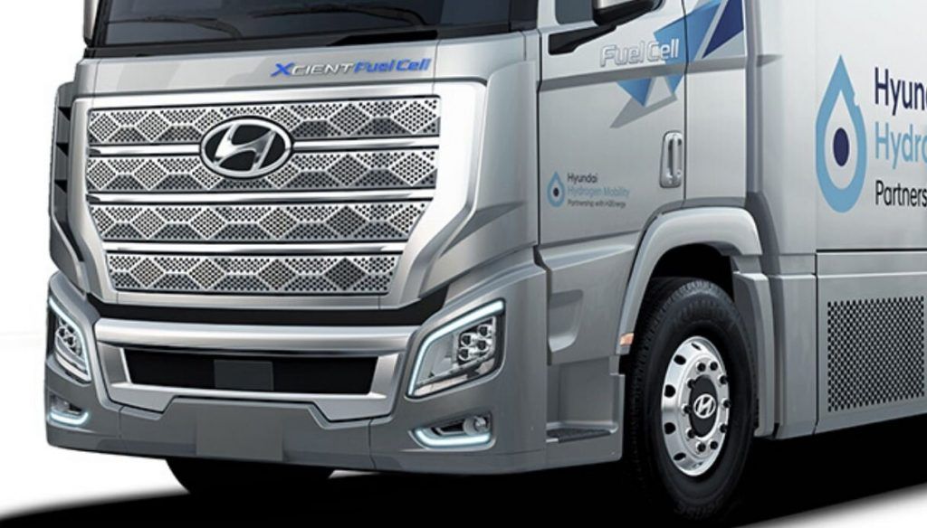 Hyundai fuel cell truck