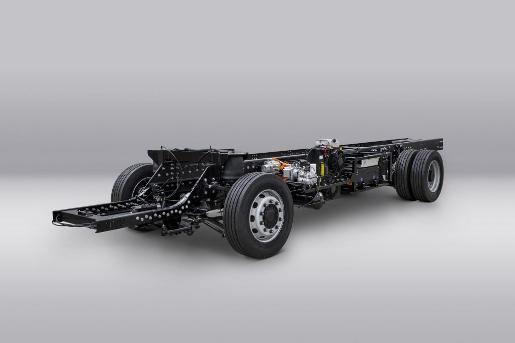 Volta Trucks reveals the first running Volta Zero prototype chassis