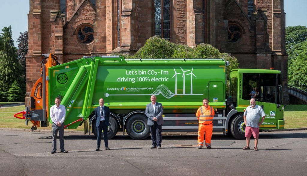 First rural electric bin lorries to support Dumfries and Galloway's 2025 net zero drive