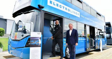 Wrightbus unveils new rapid-charge electric double-decker bus