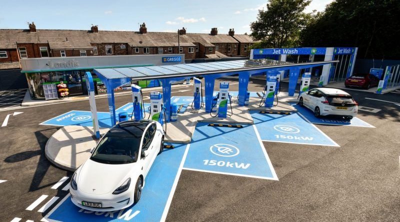 MFG opens ultra-rapid electric vehicle charging station in Manchester