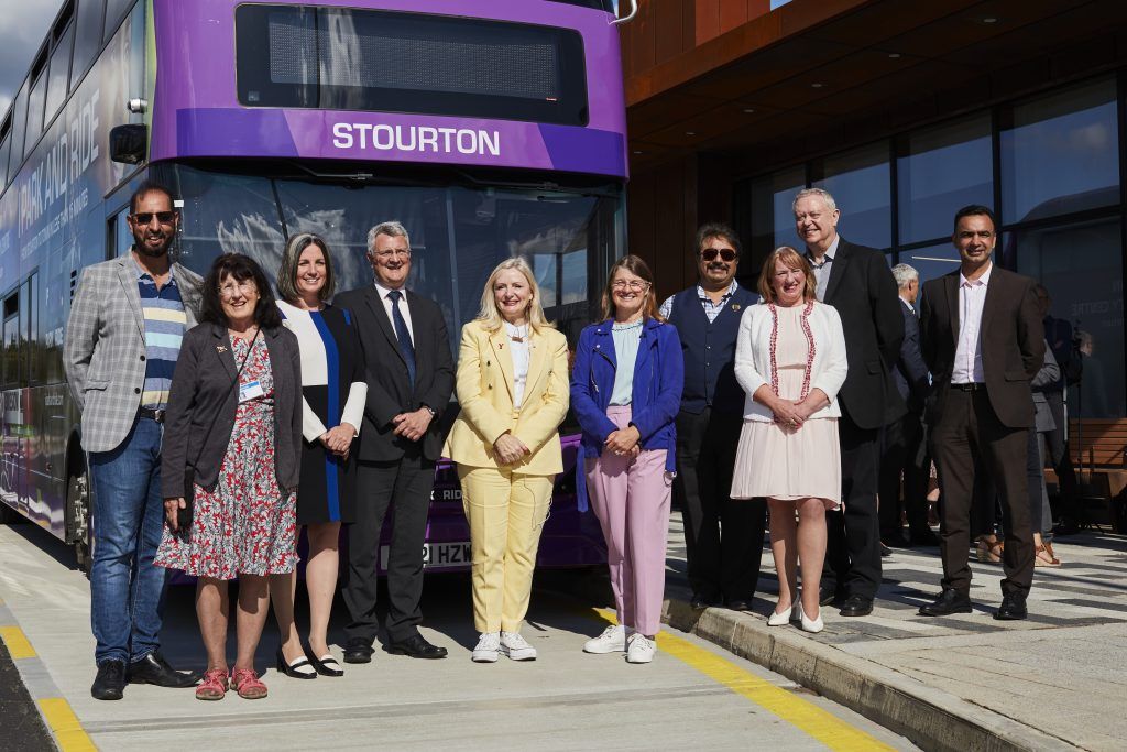 Stourton fully solar-powered park and ride officially opens