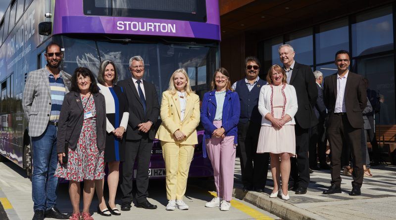 Stourton fully solar-powered park and ride officially opens