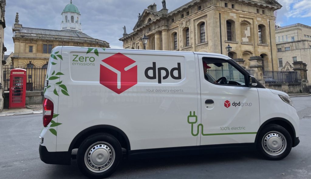 DPD confirms all-electric deliveries in 10 towns and cities