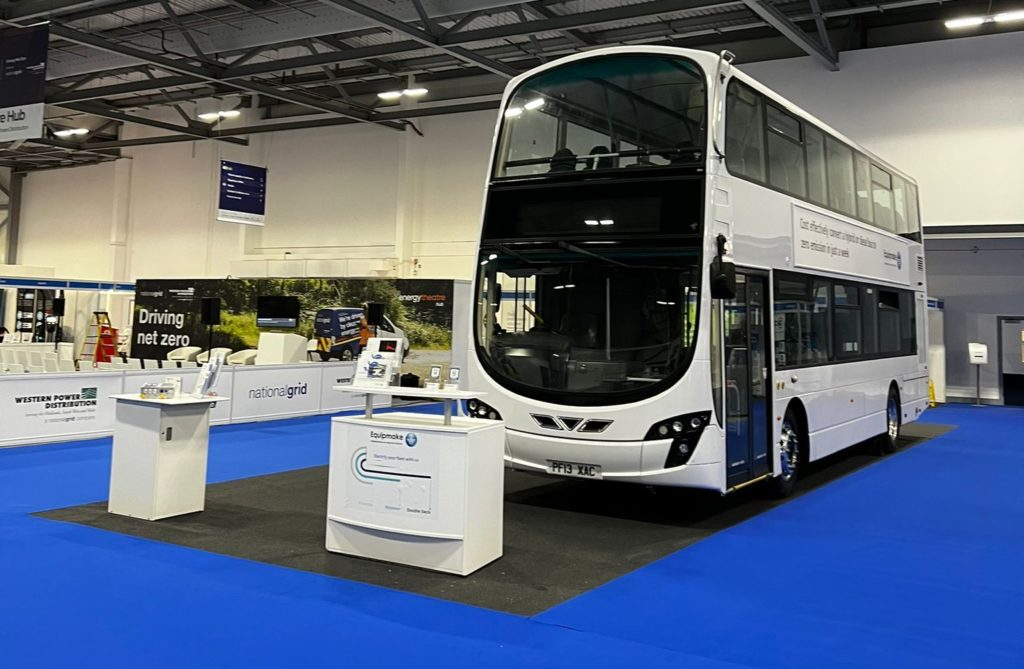 Equipmake showcases double decker bus repower technology at ITT Hub