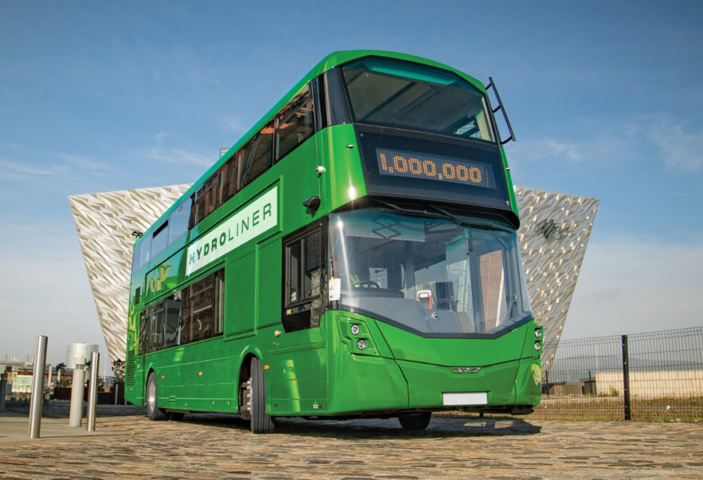 Zero-emission hydrogen buses travel 1 million miles