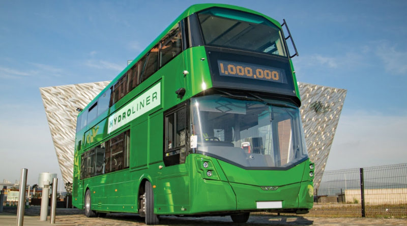 Zero-emission hydrogen buses travel 1 million miles