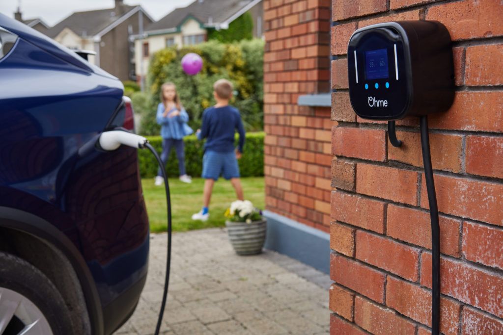 Ohme smart charger.
