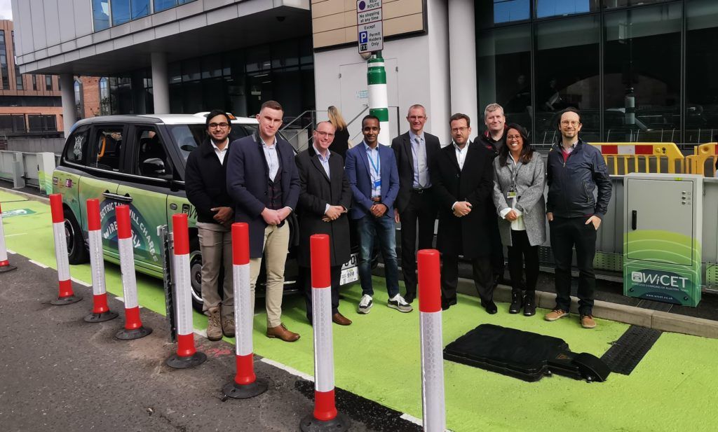 WiCET project partners trialling wireless charging of electric taxis