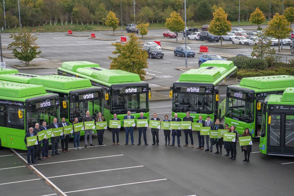 electric buses in Leicester