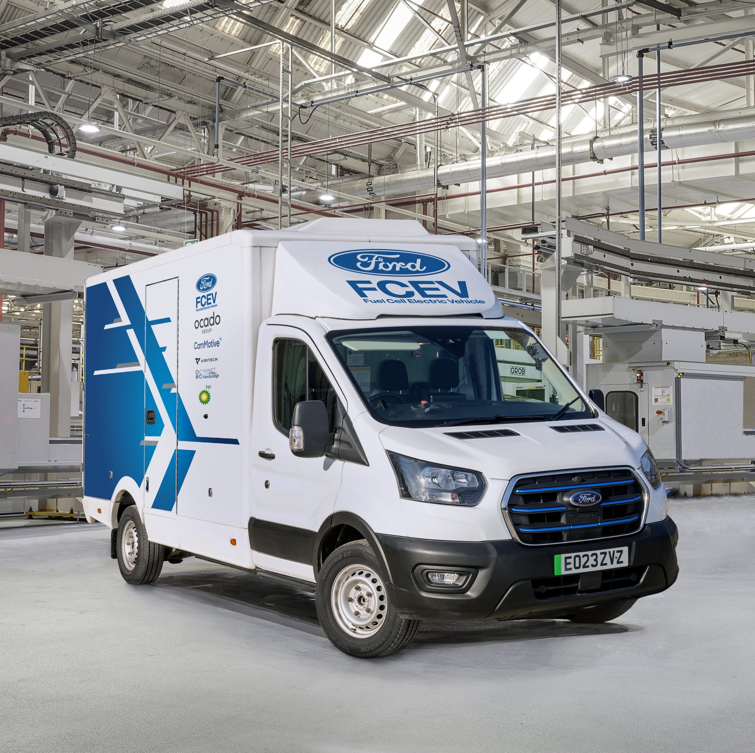 Ford trialling hydrogen technology on E-Transit van - transportandenergy