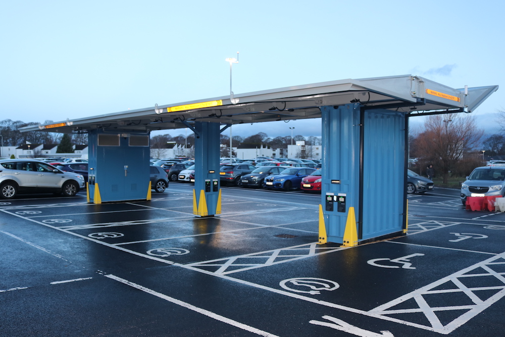 3ti installs solar car park in Inverness - transportandenergy